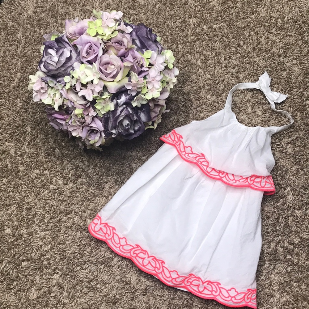Janie and Jack girls halter dress
